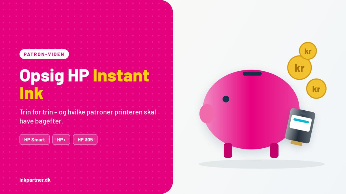 HP Instant Ink: Sådan opsiger du abonnementet – og det gør du bagefter