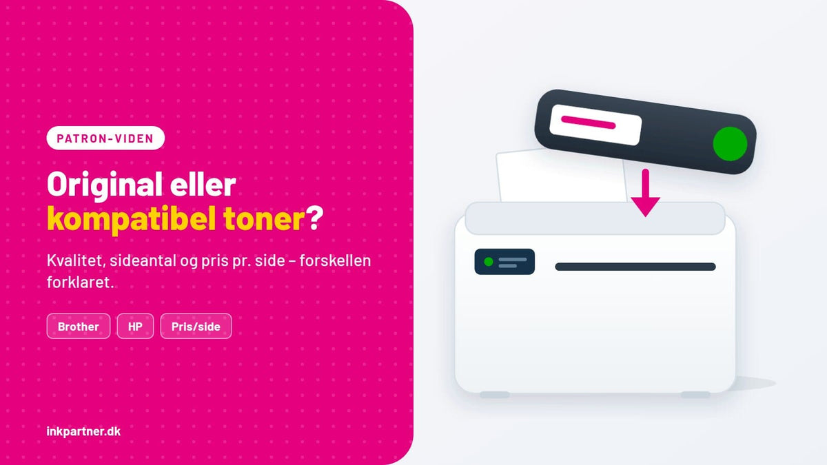 Original eller kompatibel toner: Er kvaliteten den samme? Det viser tallene