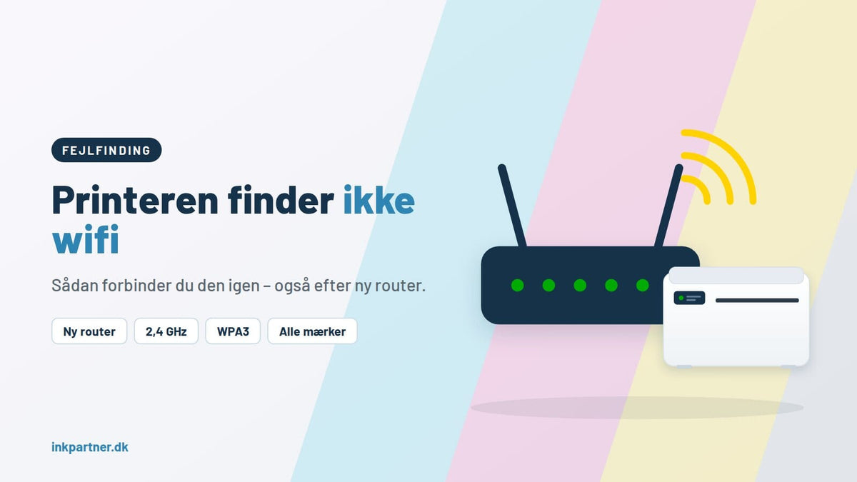 Printeren kan ikke finde wifi – sådan forbinder du den igen (også efter ny router)
