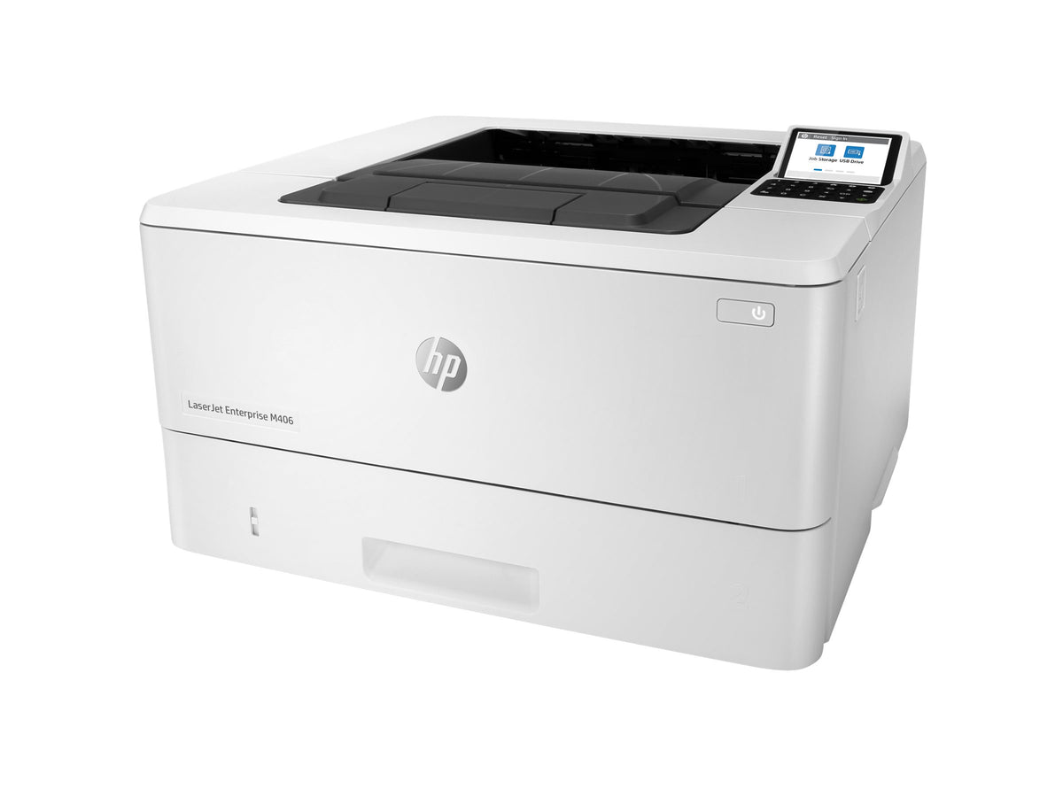 HP LaserJet Enterprise M406dn Sort/Hvid Laserprinter
