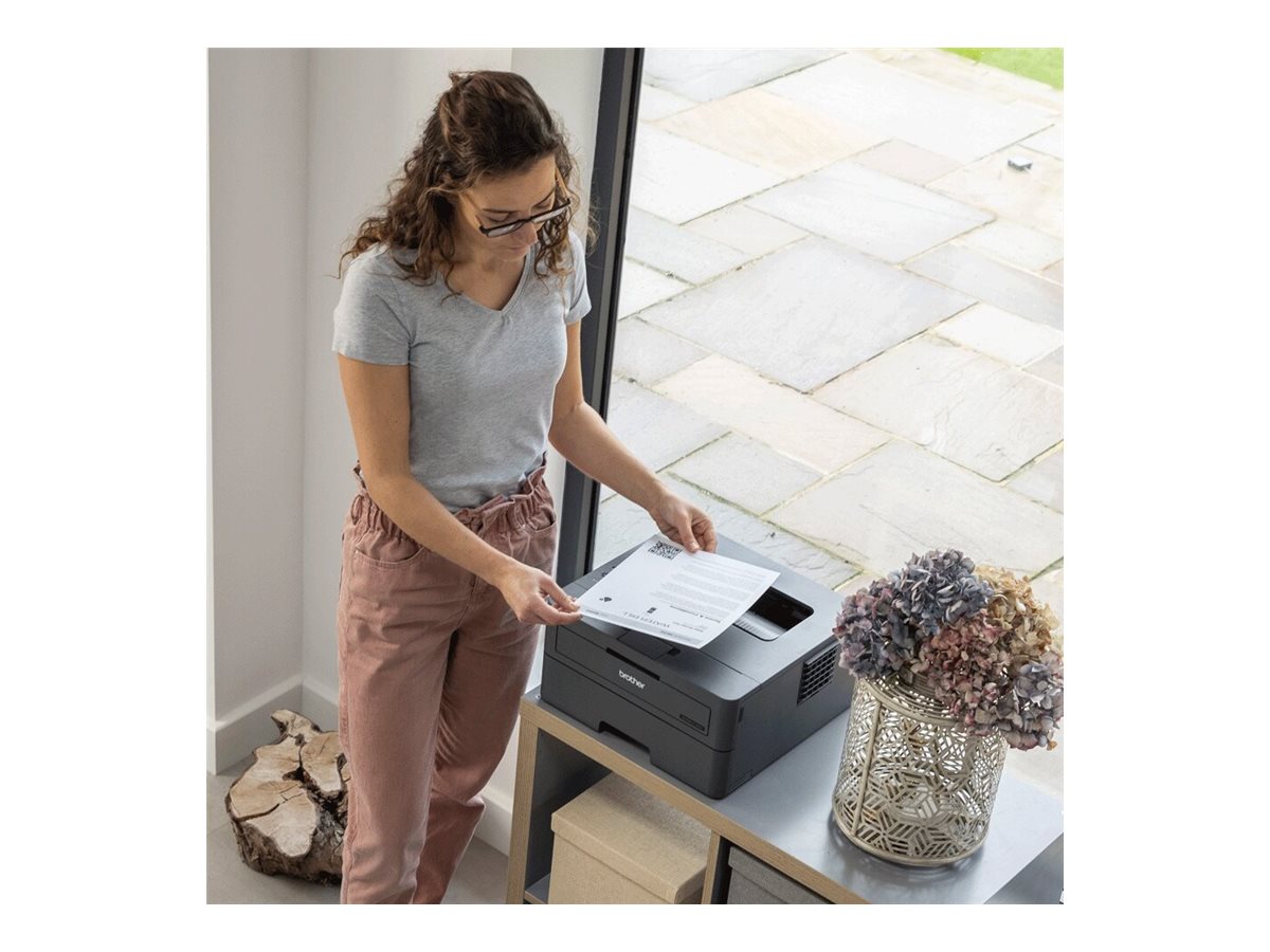 Brother HL-L2400DW Sort/Hvid Laserprinter