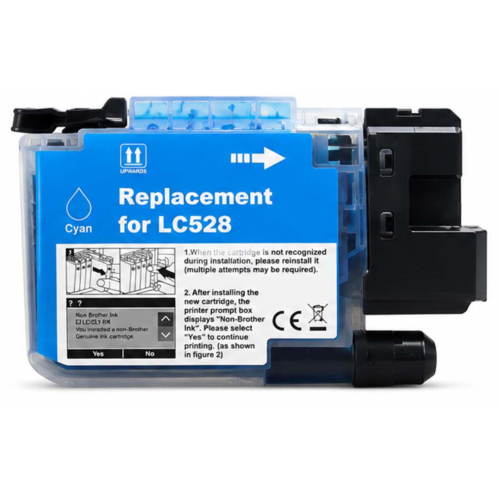Brother LC528C Cyan printerpatron 53ml – LC-528 C – alternativ
