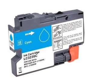 Brother LC3235XLC cyan printerpatron 50 ml alternativ – LC3235XLC