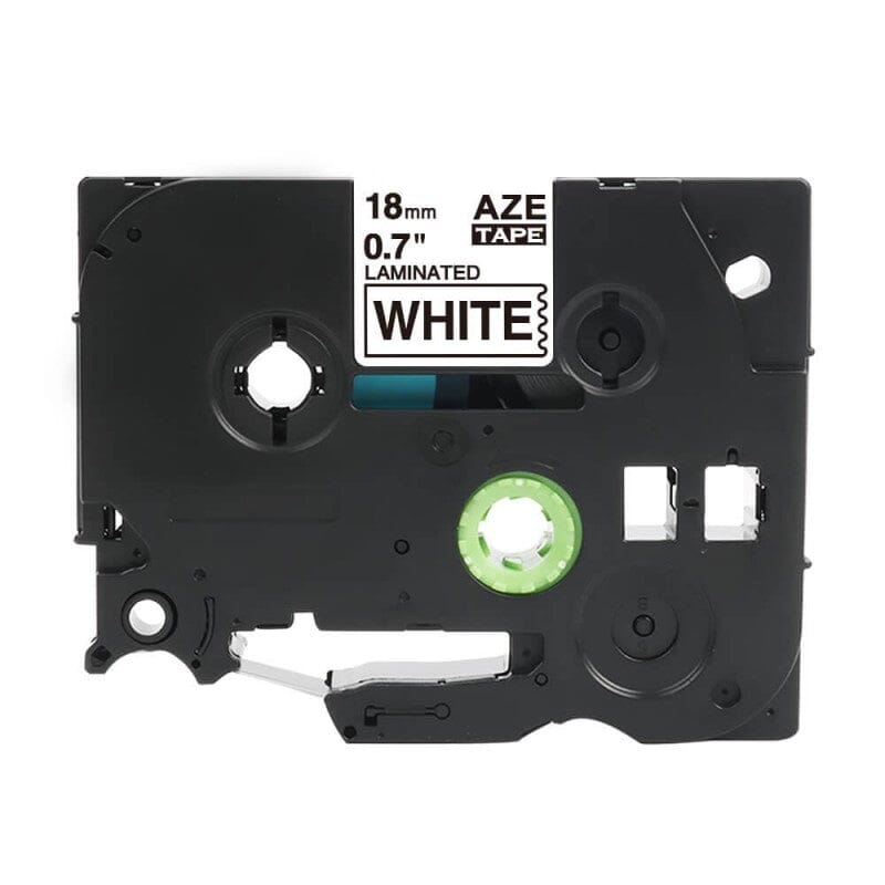Brother TZe241 Tape sort tekst på hvid – 18mm x 8m – Uoriginal