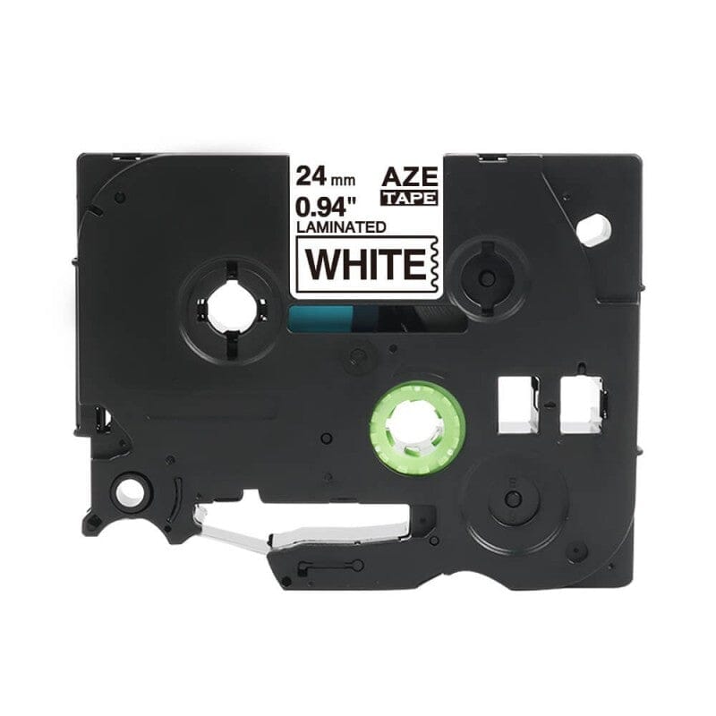 Brother TZe251 Tape sort tekst på hvid – 24mm x 8m – Uoriginal