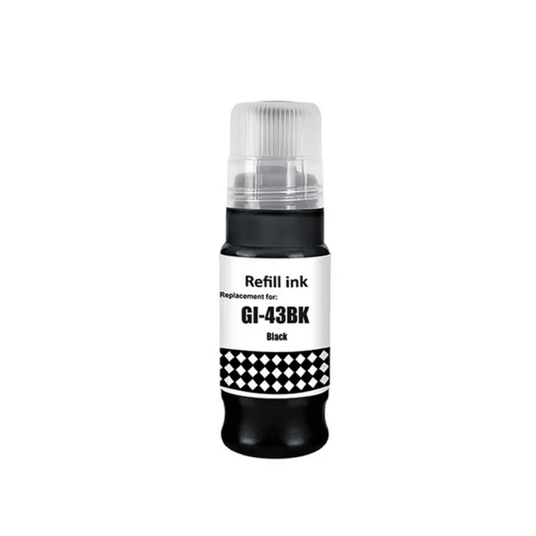 Canon GI-43BK sort refill 70 ml 4698C001 – alternativ