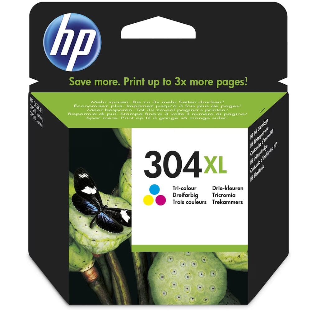 HP 304XL farve printerpatron 7 ml – N9K07AE#UUS – Original – N9K07AE