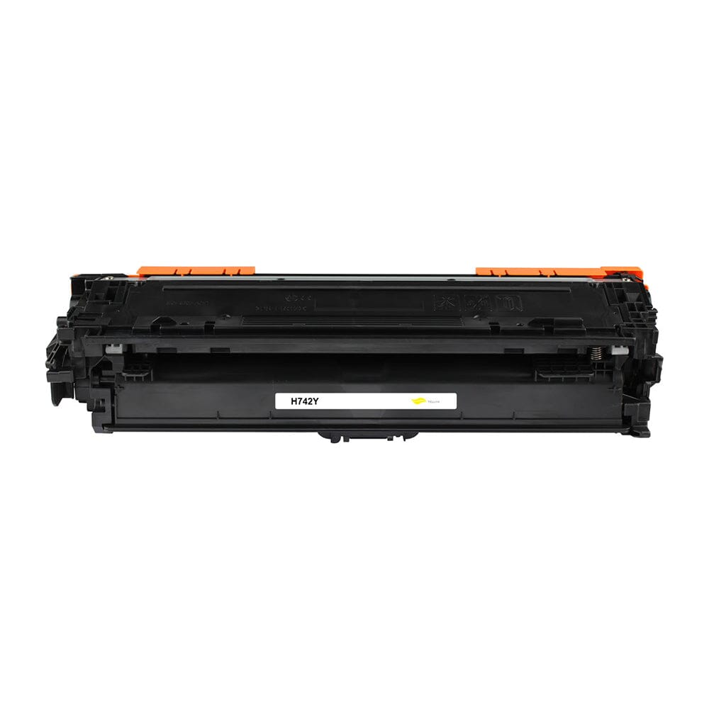 HP 307A Gul toner 7.300 sider CE742A – alternativ