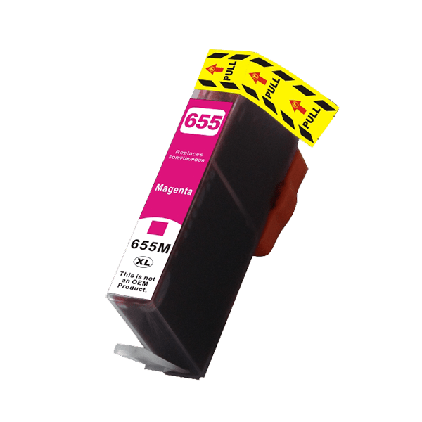 HP 655XL magenta blækpatron 15ml – Alternativ – CZ111AE