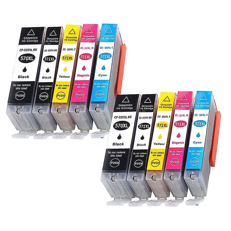 Lotto Cartucce Originali Canon PGI-570/570XL E CLI-571/571XL, Nero E Colori, Per Stampanti Pixma