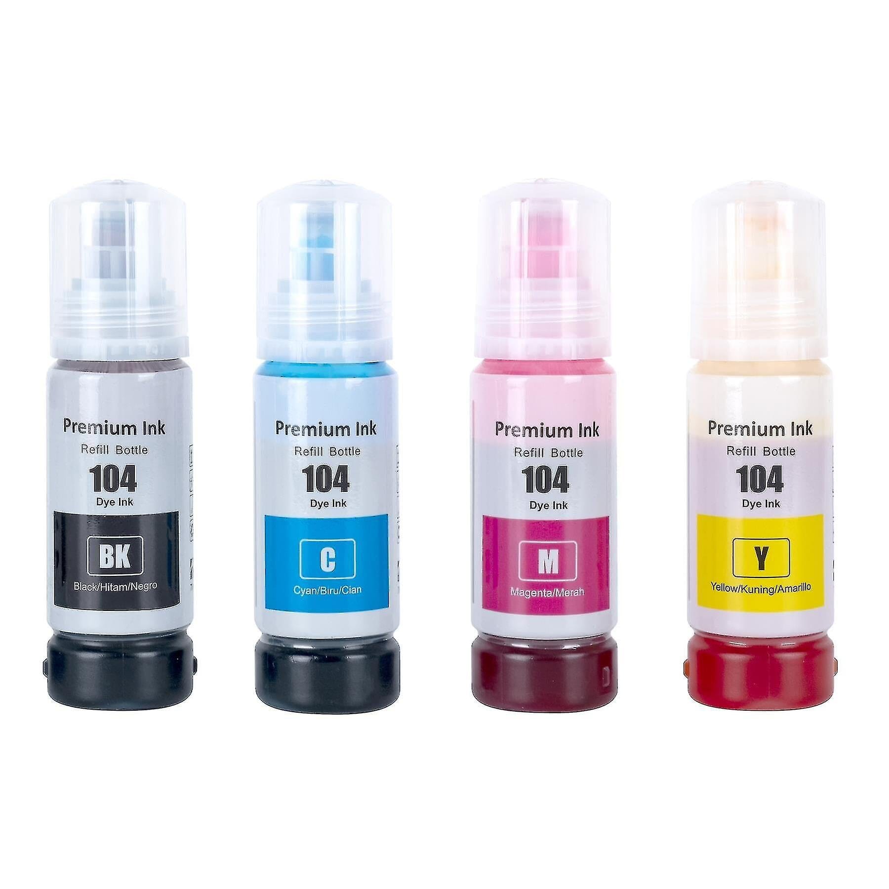 Pakke sæt Epson 104 – 4 farver BK-C-M-Y – alternativ – 340 ml