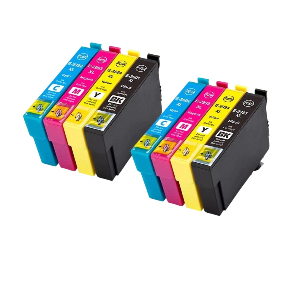 Pakke sæt Epson 29XL – 4 farver 2x BK-C-M-Y – alternativ – 120 ml