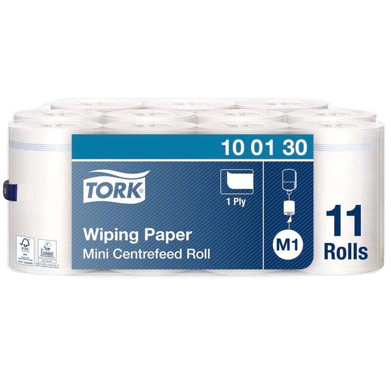 Tork Aftørringspapir Standard | 100130 | Centerfeed | Refill - 11 Ruller