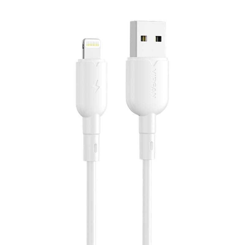 USB til Lightning kabel - Hvid - 1 meter - 3A